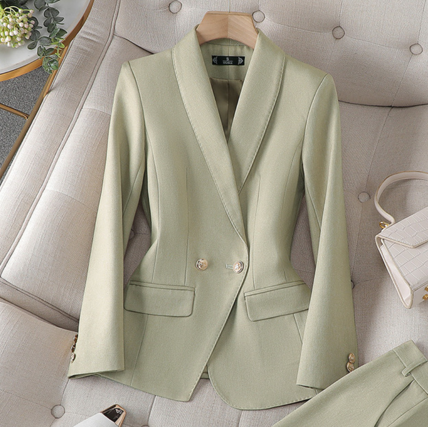Completo da Donna Elegante - Tailleur Donna Elegante con Blazer e Pantaloni, Versatile per Eventi Formali e Casual 7