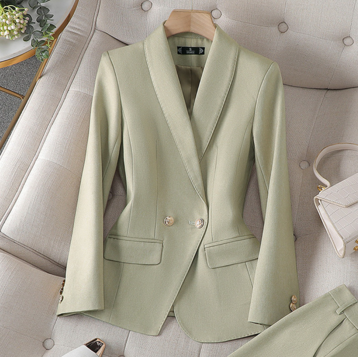 Completo da Donna Elegante - Tailleur Donna Elegante con Blazer e Pantaloni, Versatile per Eventi Formali e Casual 7