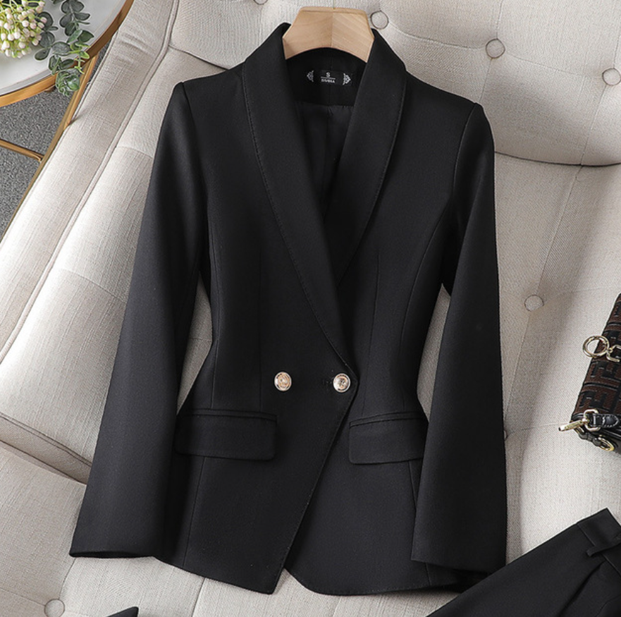 Completo da Donna Elegante - Tailleur Donna Elegante con Blazer e Pantaloni, Versatile per Eventi Formali e Casual 8