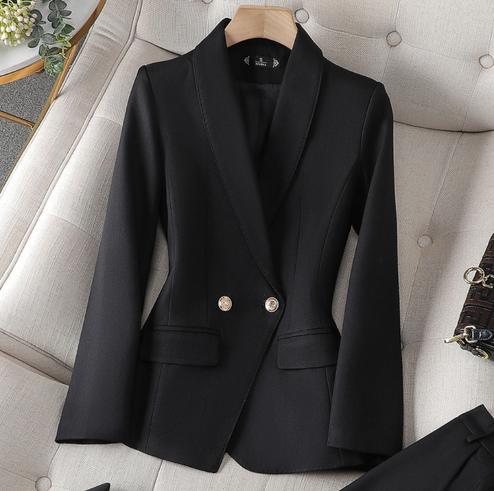 Completo da Donna Elegante - Tailleur Donna Elegante con Blazer e Pantaloni, Versatile per Eventi Formali e Casual 8