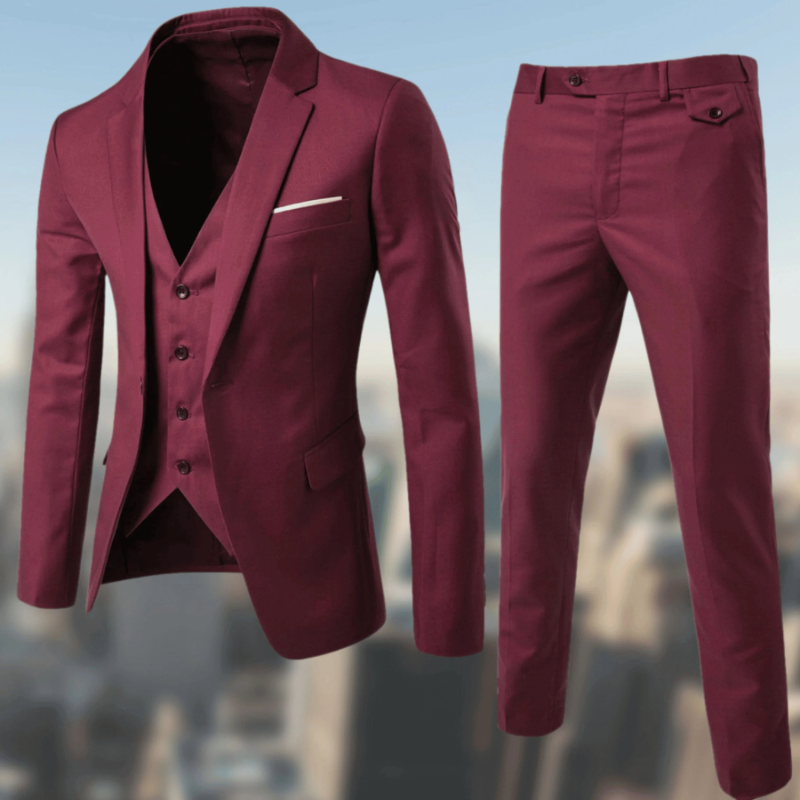 Completo da Matrimonio per Uomo Due Pezzi Slim Fit - Elegante Giacca e Pantaloni per Cerimonie