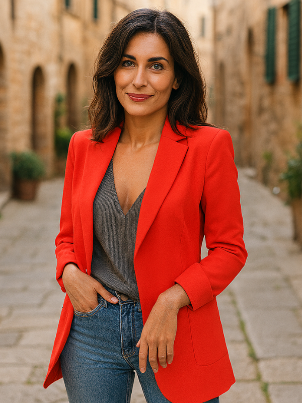 Elegante Blazer da Donna - Taglio Lungo