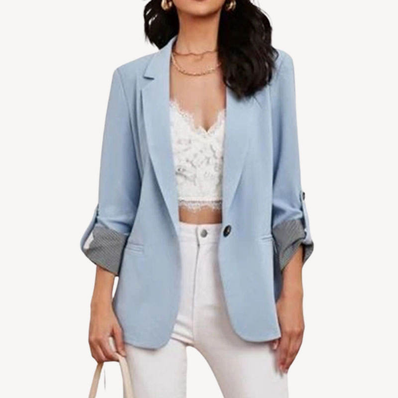 Elegante Blazer da Donna con Maniche a 3/4 – Versatile e Chic