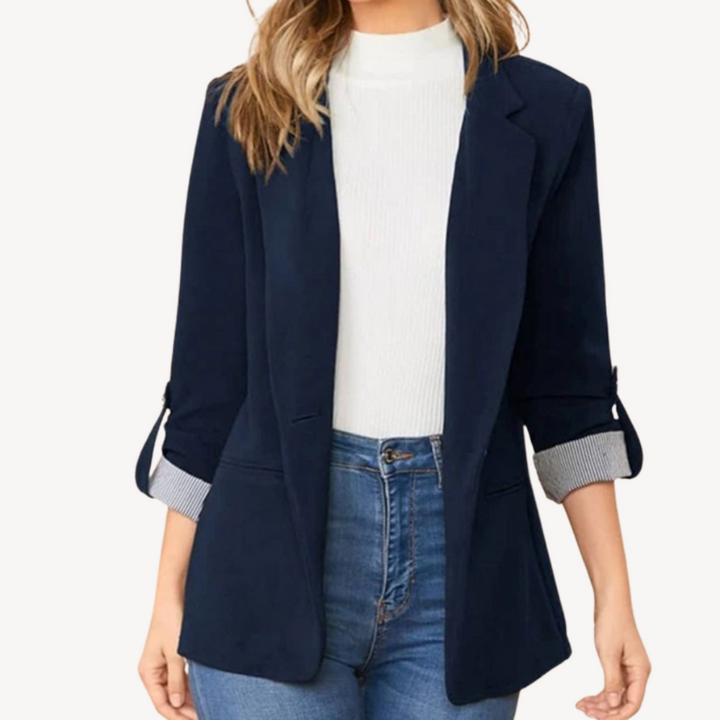 Elegante Blazer da Donna con Maniche a 3/4 – Versatile e Chic
