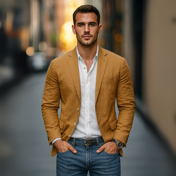 Elegante Herrenblazer mit Knöpfen