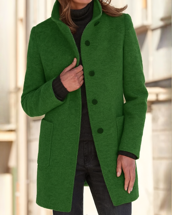 Elegante Cappotto Invernale Lungo da Donna