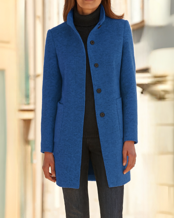 Elegante Cappotto Invernale Lungo da Donna