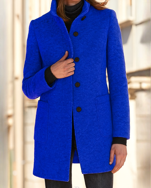 Elegante Cappotto Invernale Lungo da Donna