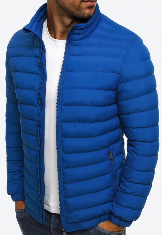 Elegante Giacca Invernale Trapuntata da Uomo, Ideale per Ogni Occasione