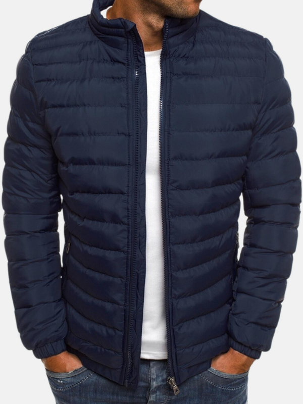 Elegante Giacca Invernale Trapuntata da Uomo, Ideale per Ogni Occasione