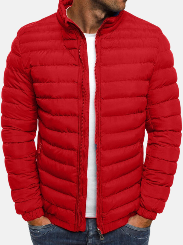Elegante Giacca Invernale Trapuntata da Uomo, Ideale per Ogni Occasione