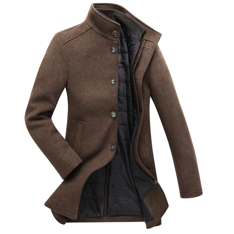 Elegante Winterjacke für Herren mit Reißverschluss