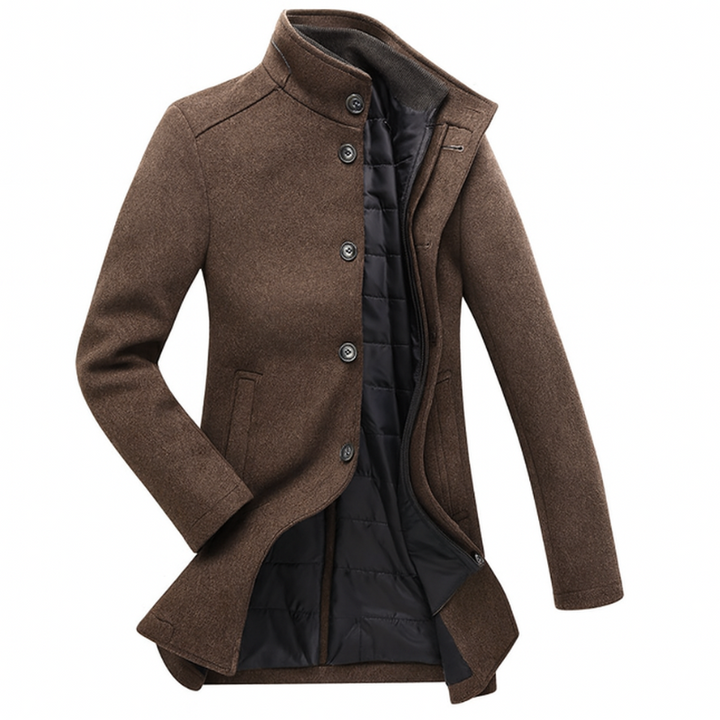 Elegante Winterjacke für Herren mit Reißverschluss