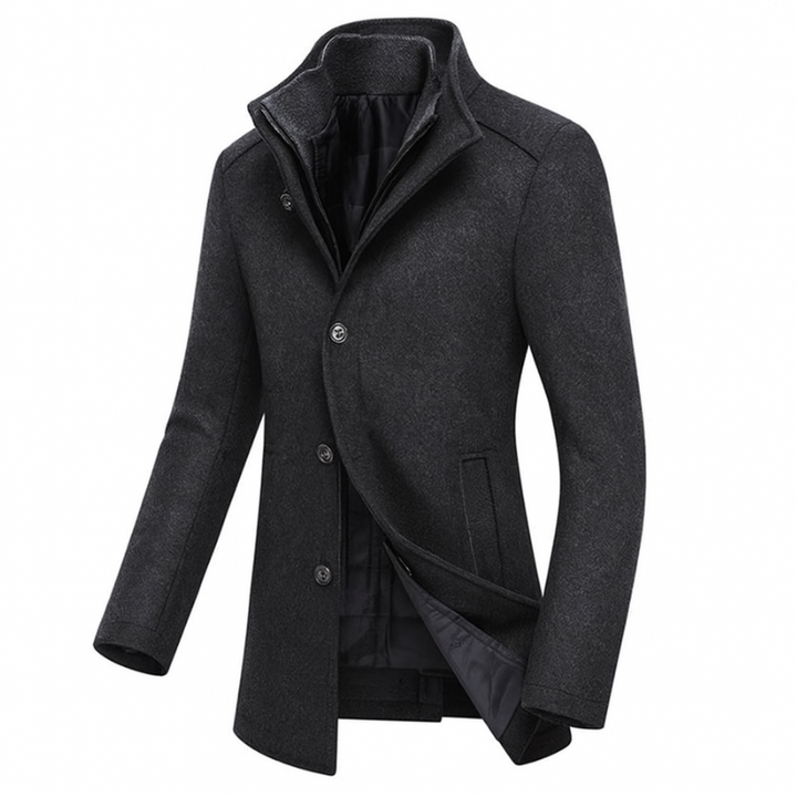 Elegante Winterjacke für Herren mit Reißverschluss