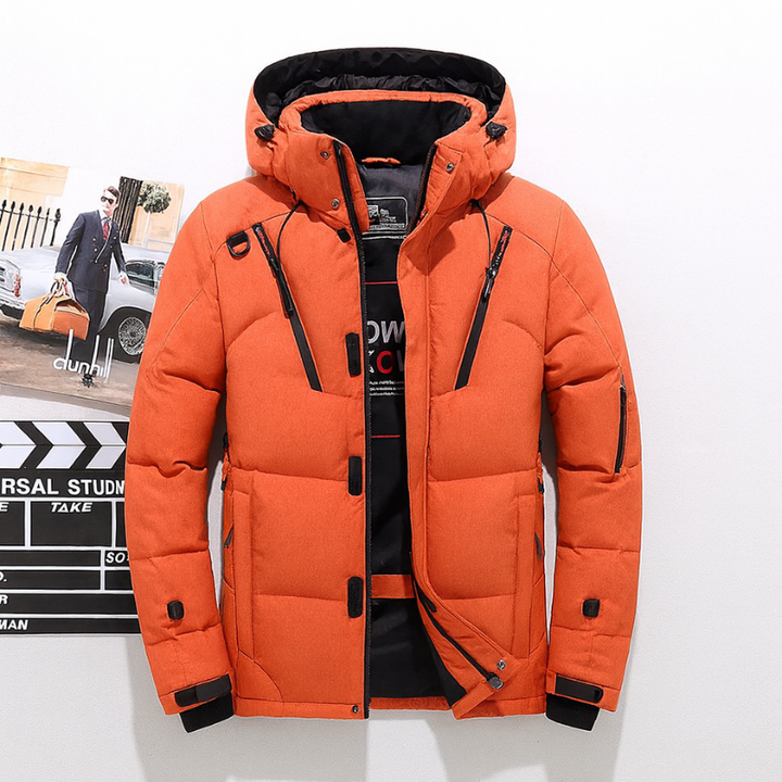 Elegante Giacca Invernale da Uomo con Tasche