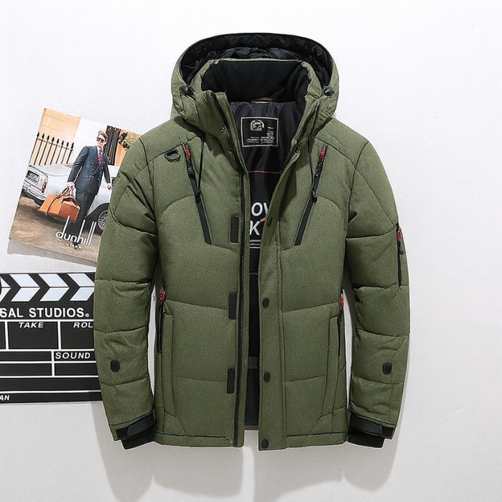Elegante Giacca Invernale da Uomo con Tasche