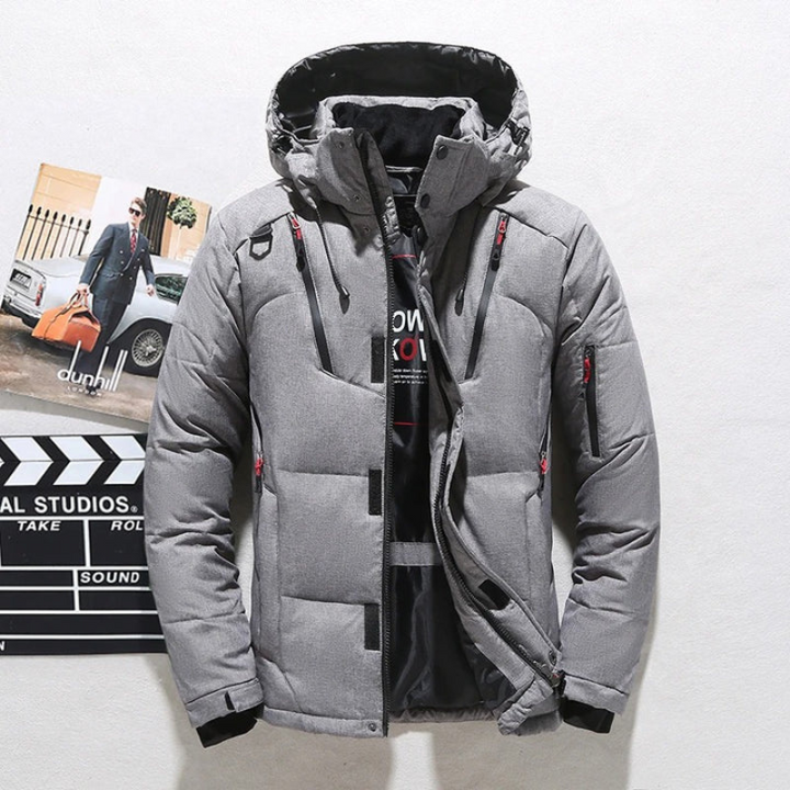 Elegante Giacca Invernale da Uomo con Tasche