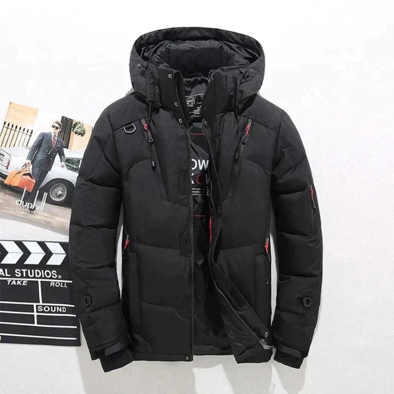 Elegante Giacca Invernale da Uomo con Tasche
