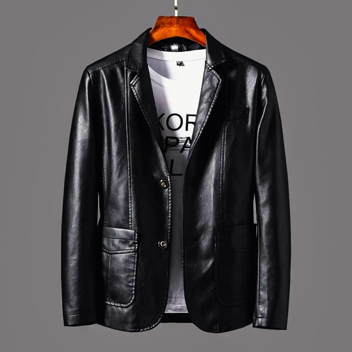 Elegante Herrenjacke aus Leder