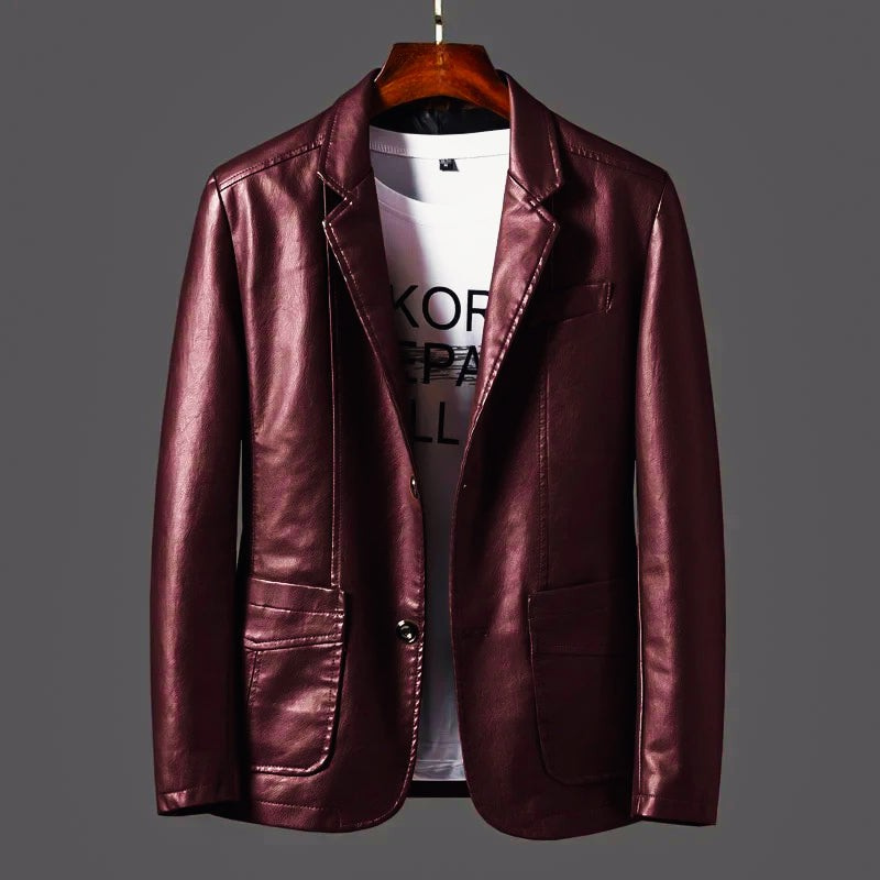 Elegante Herrenjacke aus Leder