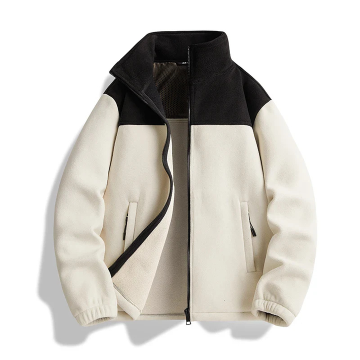 Elegante Herren-Fleecejacke mit modischen Seitentaschen