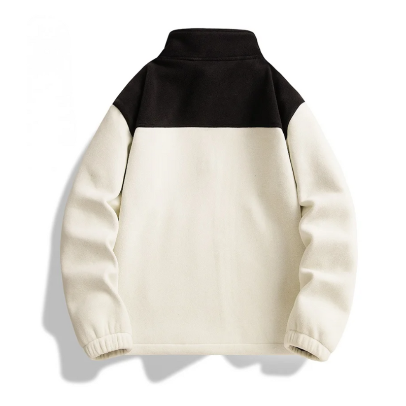 Elegante Herren-Fleecejacke mit modischen Seitentaschen