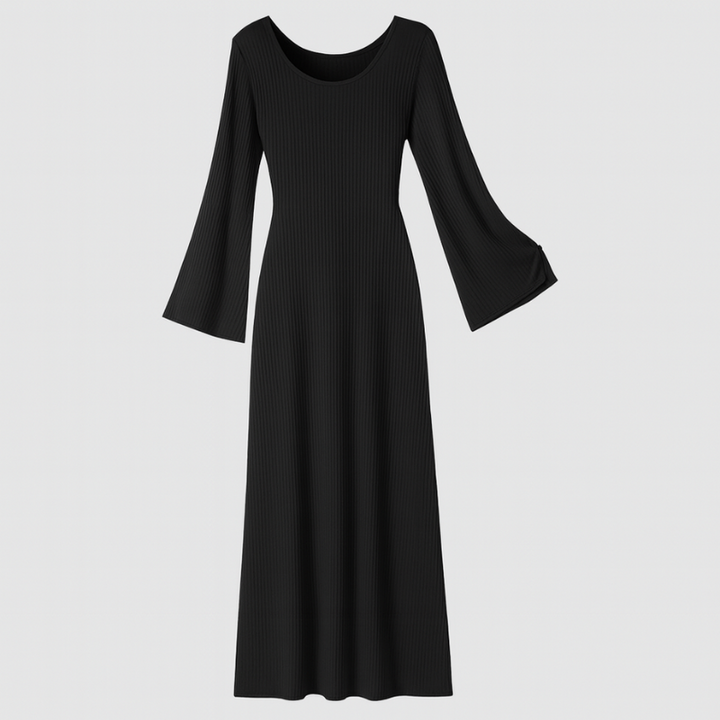 Elegantes Maxi-Kleid mit langen Ärmeln für besondere Anlässe