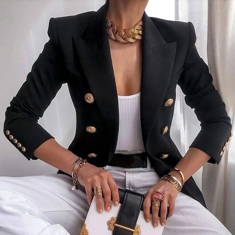 Elegante Blazer da Donna a Maniche Lunghe 0
