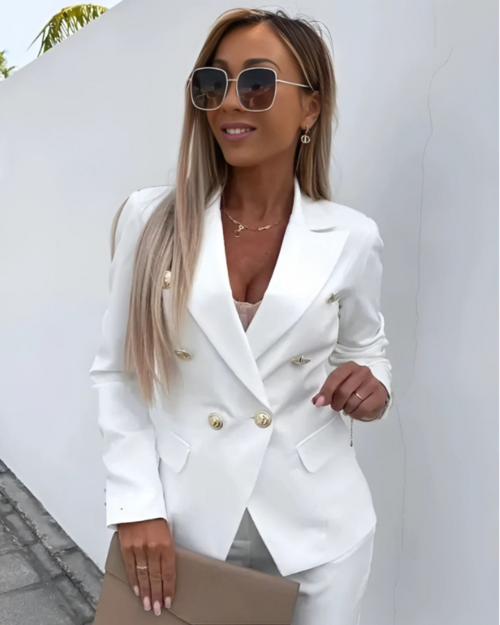 Elegante Completo Doppiopetto da Donna con Vestibilità Sartoriale