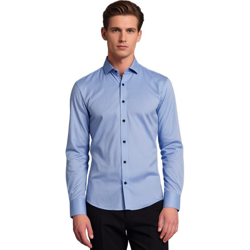 Elegantes elastisches Herrenhemd für den Sommer - Vielseitig und in verschiedenen Farben erhältlich