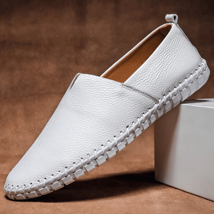 Eleganti Mocassini da Uomo in Pelle, Mocassini Estivi da Uomo, Versatili Slip-on per Ogni Occasione