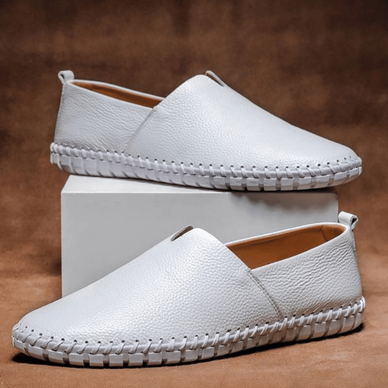 Eleganti Mocassini da Uomo in Pelle, Mocassini Estivi da Uomo, Versatili Slip-on per Ogni Occasione
