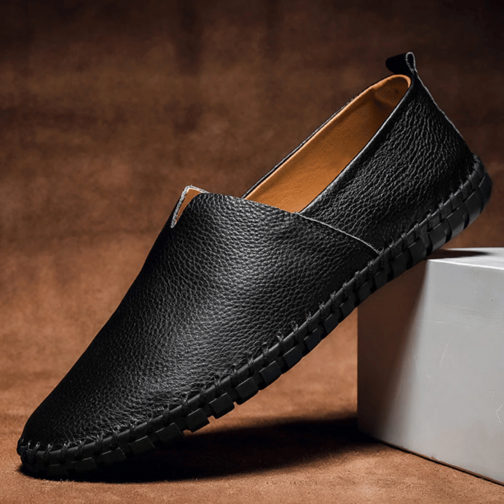 Eleganti Mocassini da Uomo in Pelle, Mocassini Estivi da Uomo, Versatili Slip-on per Ogni Occasione