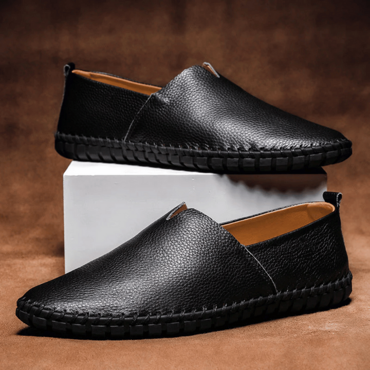 Eleganti Mocassini da Uomo in Pelle, Mocassini Estivi da Uomo, Versatili Slip-on per Ogni Occasione