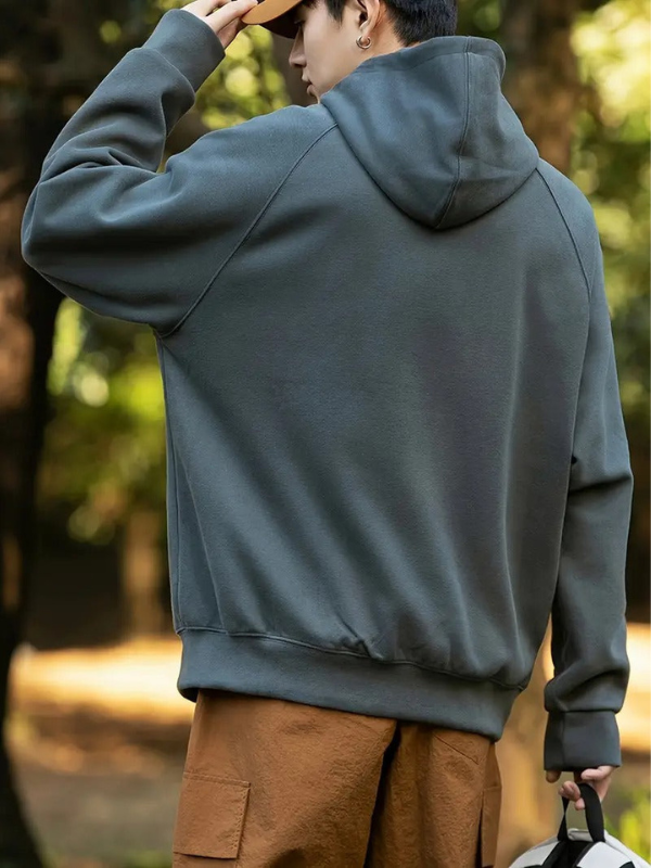 Felpa Uomo con Zip e Cappuccio Regolabile, Felpe Casual Versatili per Uscite Informali e Attività Fisica