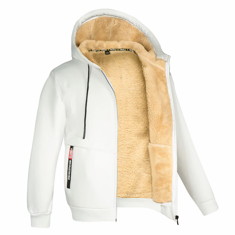 Felpa Uomo con Cappuccio Foderata in Pile per Comfort e Stile, Felpe Uomo Casual e Moderne 3