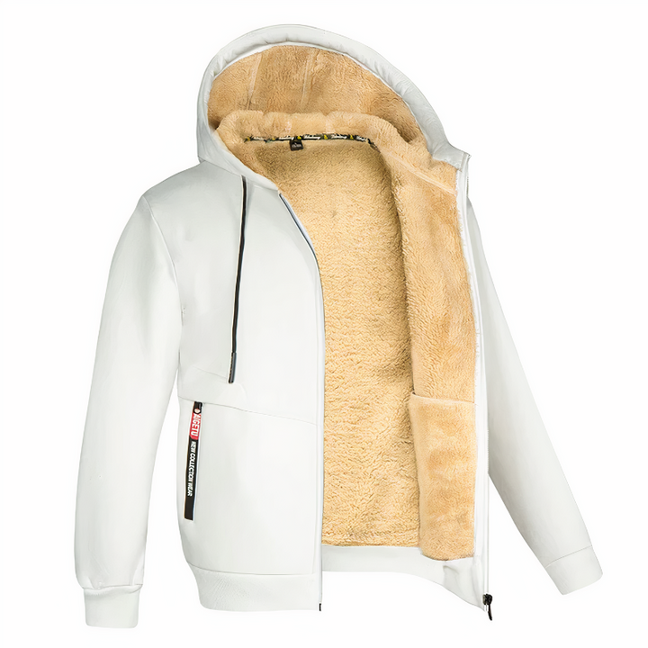 Felpa Uomo con Cappuccio Foderata in Pile per Comfort e Stile, Felpe Uomo Casual e Moderne 3