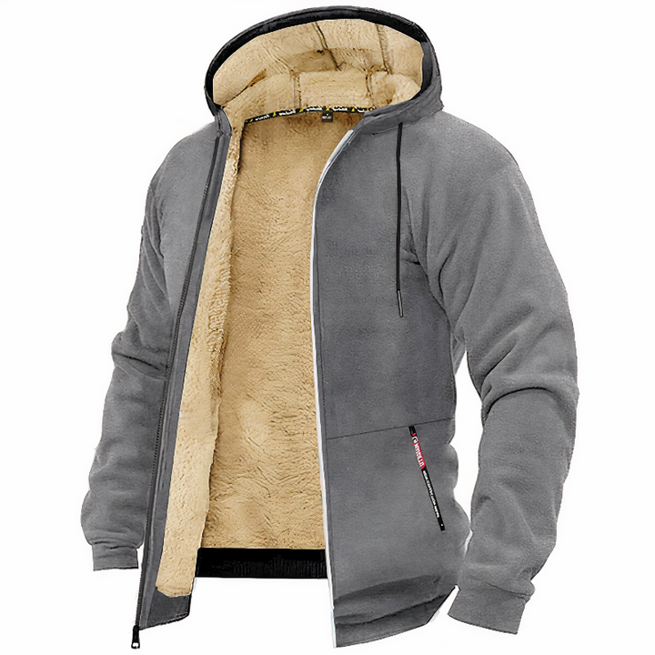 Felpa Uomo con Cappuccio Foderata in Pile per Comfort e Stile, Felpe Uomo Casual e Moderne 6