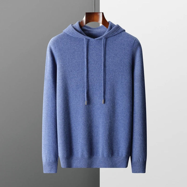 Felpa Uomo con Cappuccio in Merino - Stile Elegante e Versatile per Ogni Occasione 2