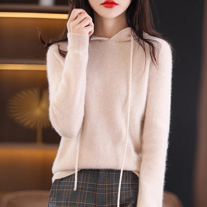 Felpa da Donna con Cappuccio Slim Fit per Stile Casual Autunnale 3