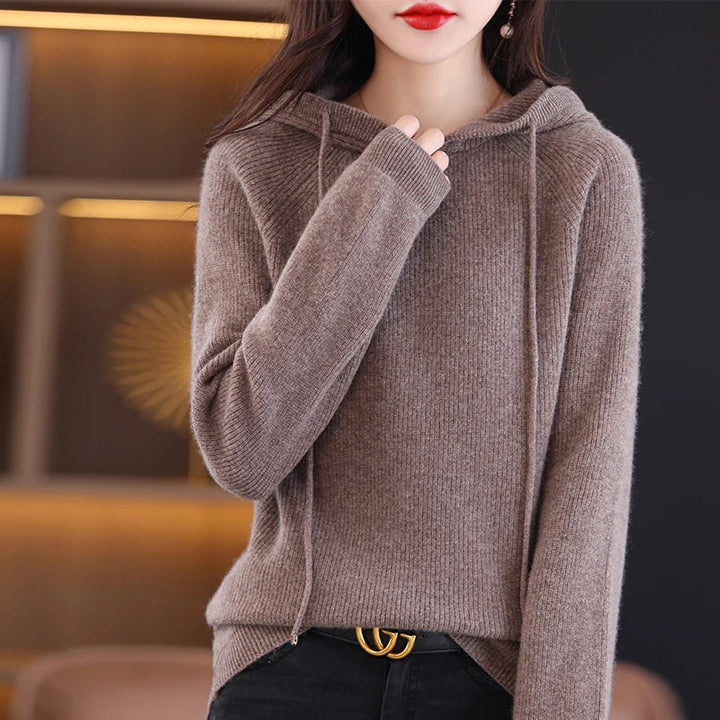 Felpa da Donna con Cappuccio Slim Fit per Stile Casual Autunnale 4