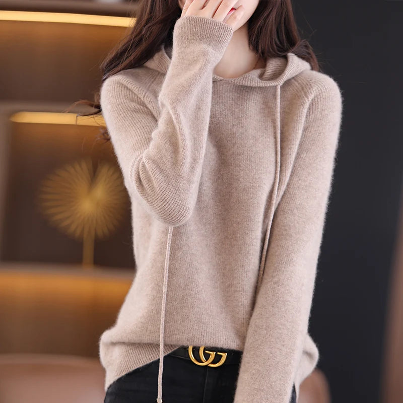Felpa da Donna con Cappuccio Slim Fit per Stile Casual Autunnale 5