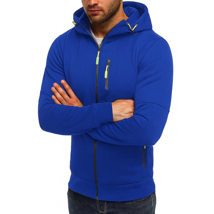 Felpa con cappuccio e zip da uomo - Stile casual e attività sportive