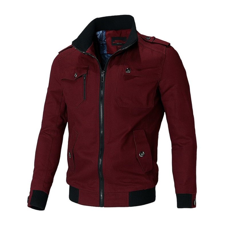 Sommer Bomberjacke Herren - Leichte Casual Bomber für eleganten Stil