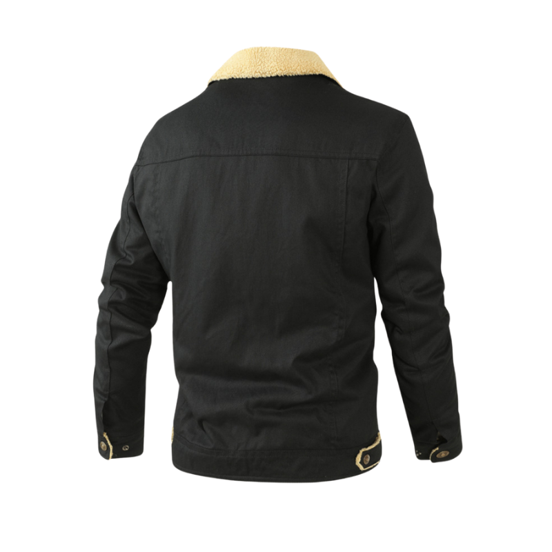 Giacca Bomber Invernale Uomo Vintage con Tasche Funzionali e Design Iconico