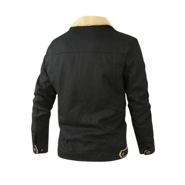Giacca Bomber Invernale Uomo Vintage con Tasche Funzionali e Design Iconico