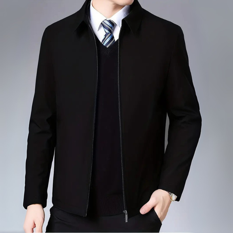 Herren Freizeitjacke mit Reverskragen