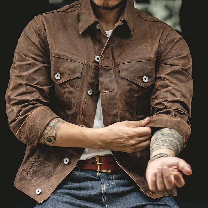 Herren Cruiser Jacke mit verstellbarem Saum