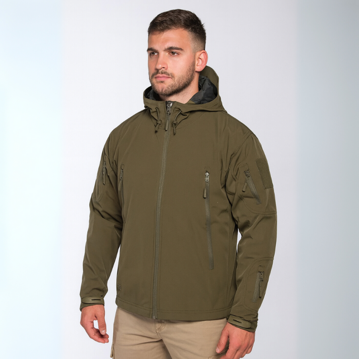 Herren Outdoor-Jacke wasserabweisend und winddicht mit Mehrzwecktaschen