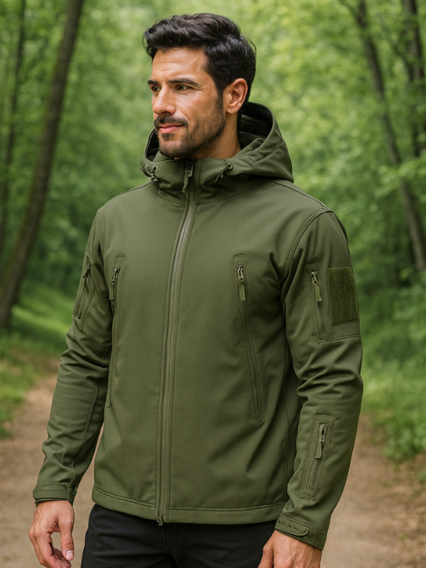 Giacca Impermeabile Uomo Antipioggia per Attività Outdoor e Tempo Libero
